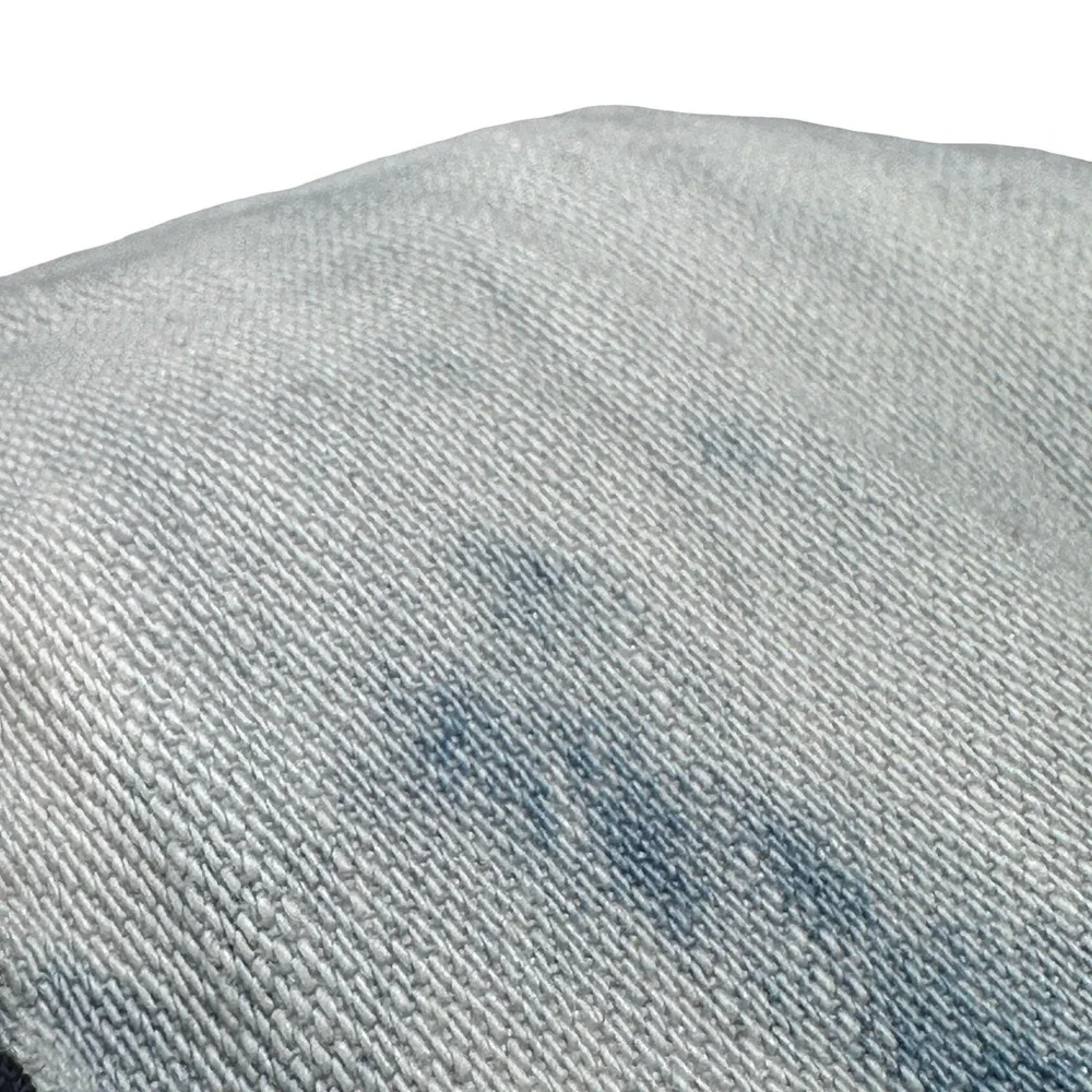 True Religion Straight Flap Acid Wash Jeans Blue White Mens‎ 44 Contrast Stitch